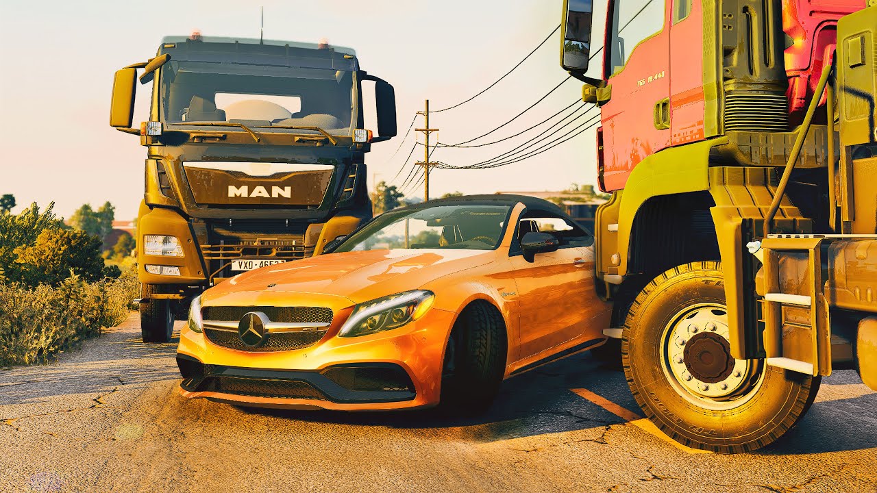 Overtakes and Car Crashes #04 [BeamNG.Drive]