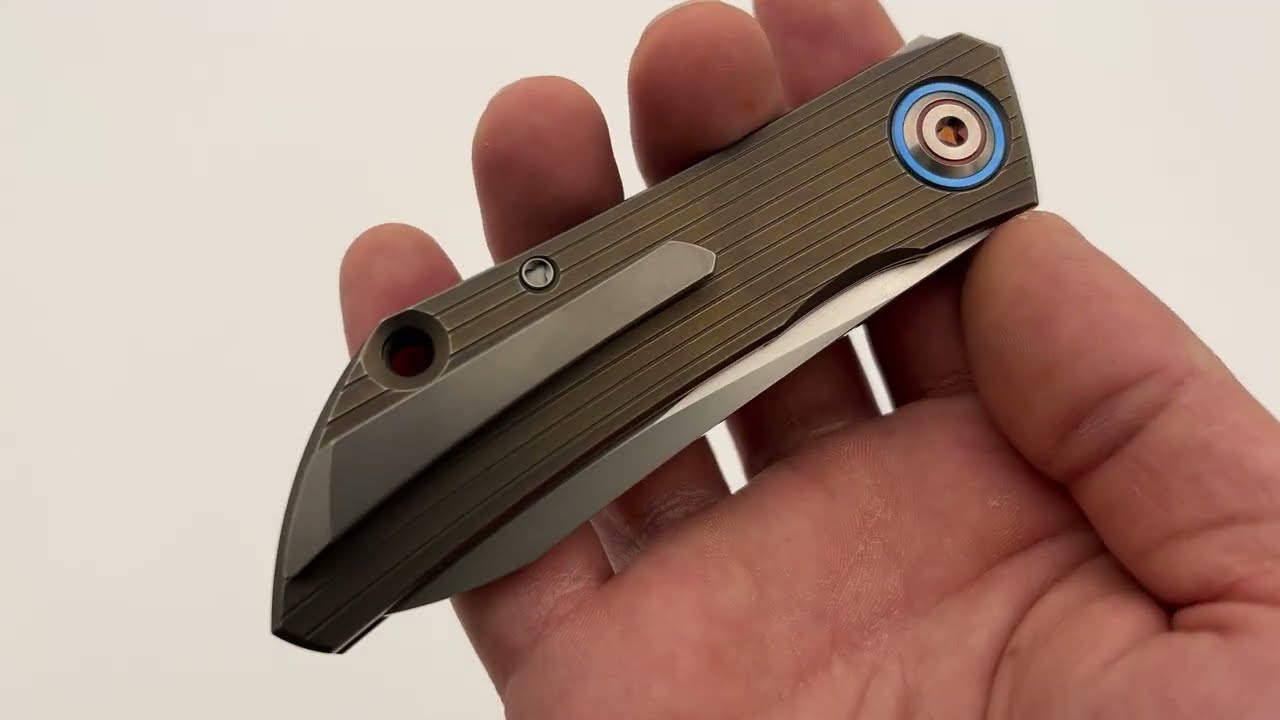 Shirogorov Knives Fit Strip - MagnaCut - Titanium - MRBS (Sinkevich Design) Knife From Recon 1