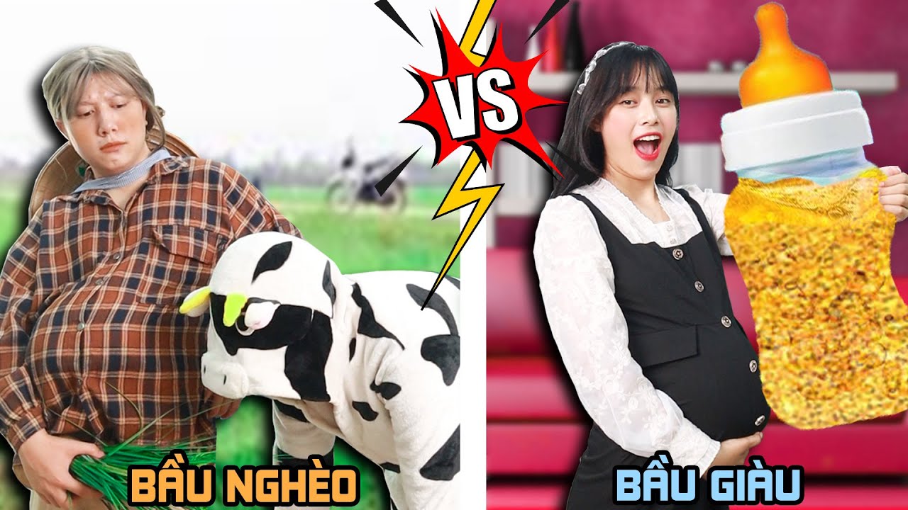 Bà Bầu Giàu vs Bà Bầu Nghèo - Ai Hài Hước Hơn???