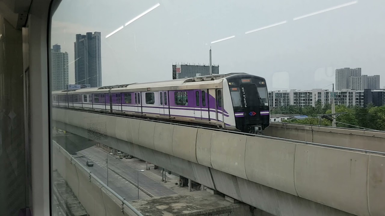 รีวิวนั่งรถไฟฟ้า Bts ต่อ Mrt สีน้ำเงินและสีม่วง 3 ต่อจากอนุสาวรีย์ชัยไปบางบัวทอง 82 บาท สะดวกสบาย