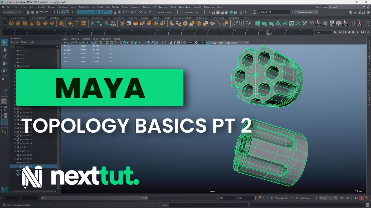 MAYA TUTORIAL | Topology Basics pt2