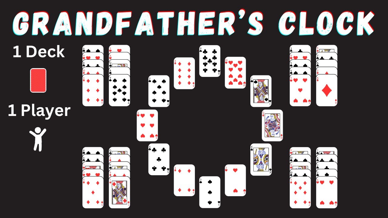 How To Play Grandfather's Clock Solitaire