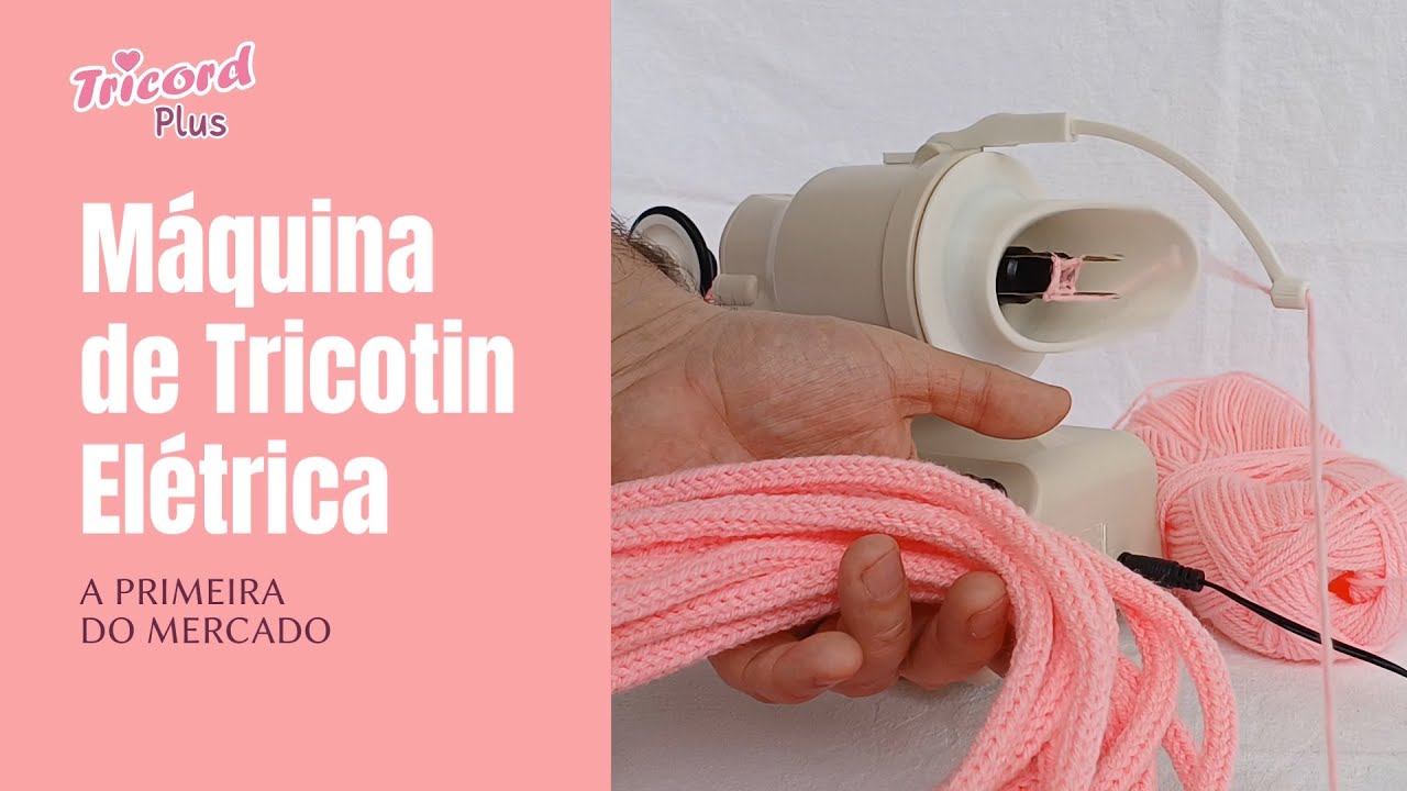 Descubra a Máquina de Tricotin Elétrica TRICORD - A Revolução no Artesanato