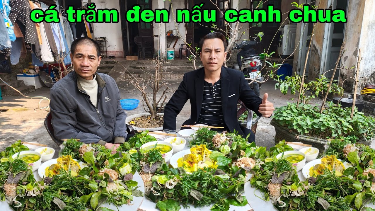 Cá trắm nấu cach chua Lê toàn - food mời anh em