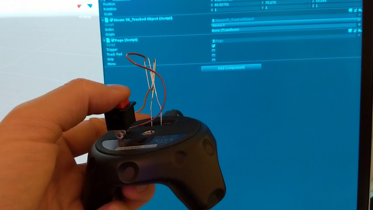 Vive Trackers Pogo Pins and Button