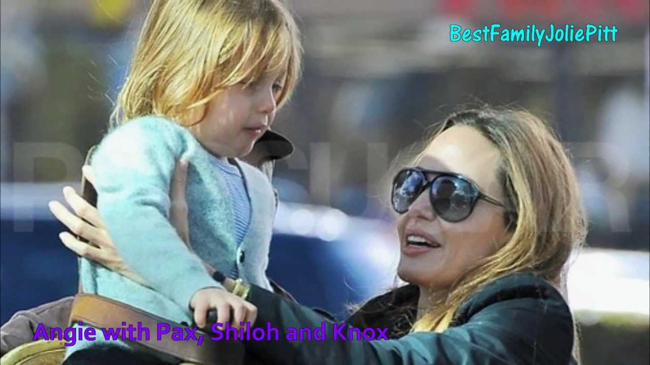 NEWS: Angelina Jolie with Pax, Shiloh(new hair) and Knox 2012