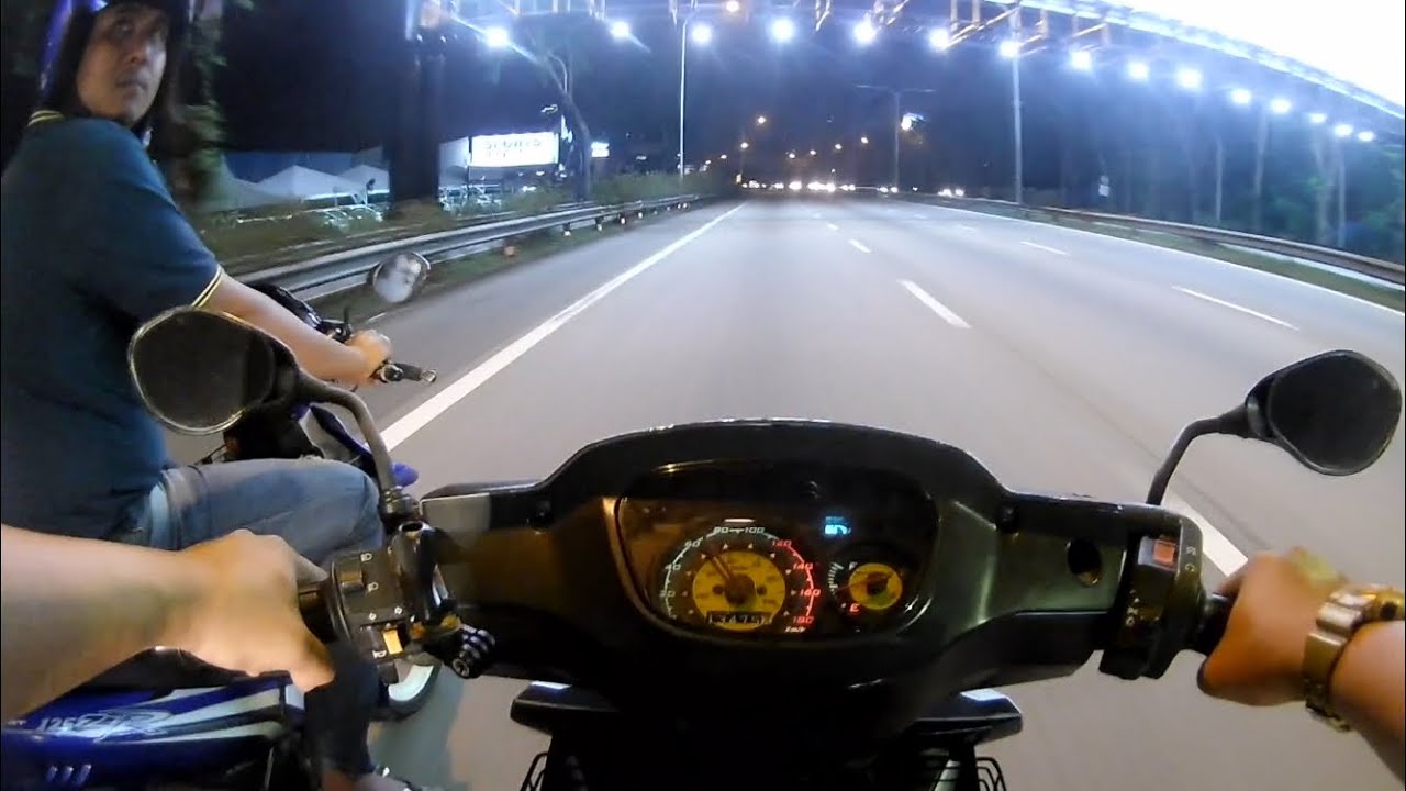 MODENAS DINAMIK 120 TEST DENGAN 125ZR | PEGI MAKAN NASI LEMAK LEGEND | MOTOVLOG #21
