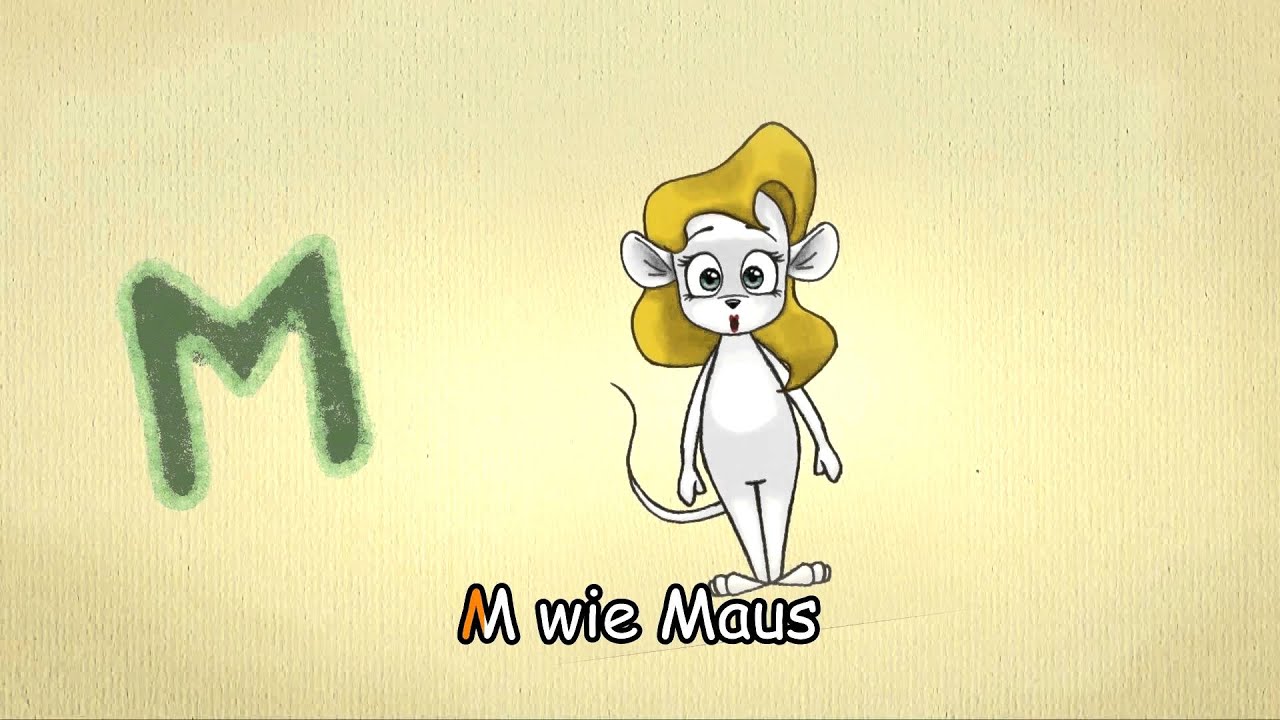 Lernvideos f&uuml;r Kinder deutsch - das M-LIED - ABC song f&uuml;r Kleinkinder - Phonics Song Letter M