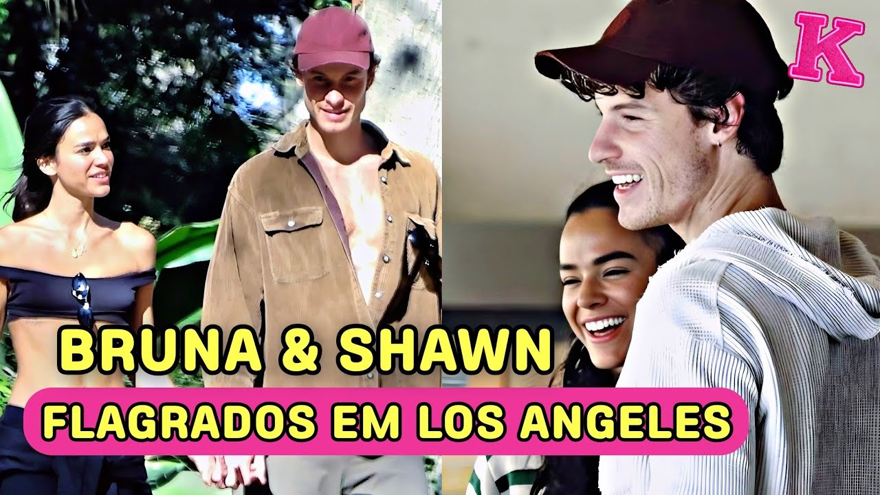 Bruna Marquezine e Shawn Mendes de mãos dadas encantam fãs