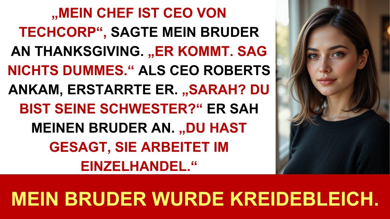 Bruder prahlt: „Mein Boss ist Fortune-500-CEO“ – ich sitze in seinem Vorstand.