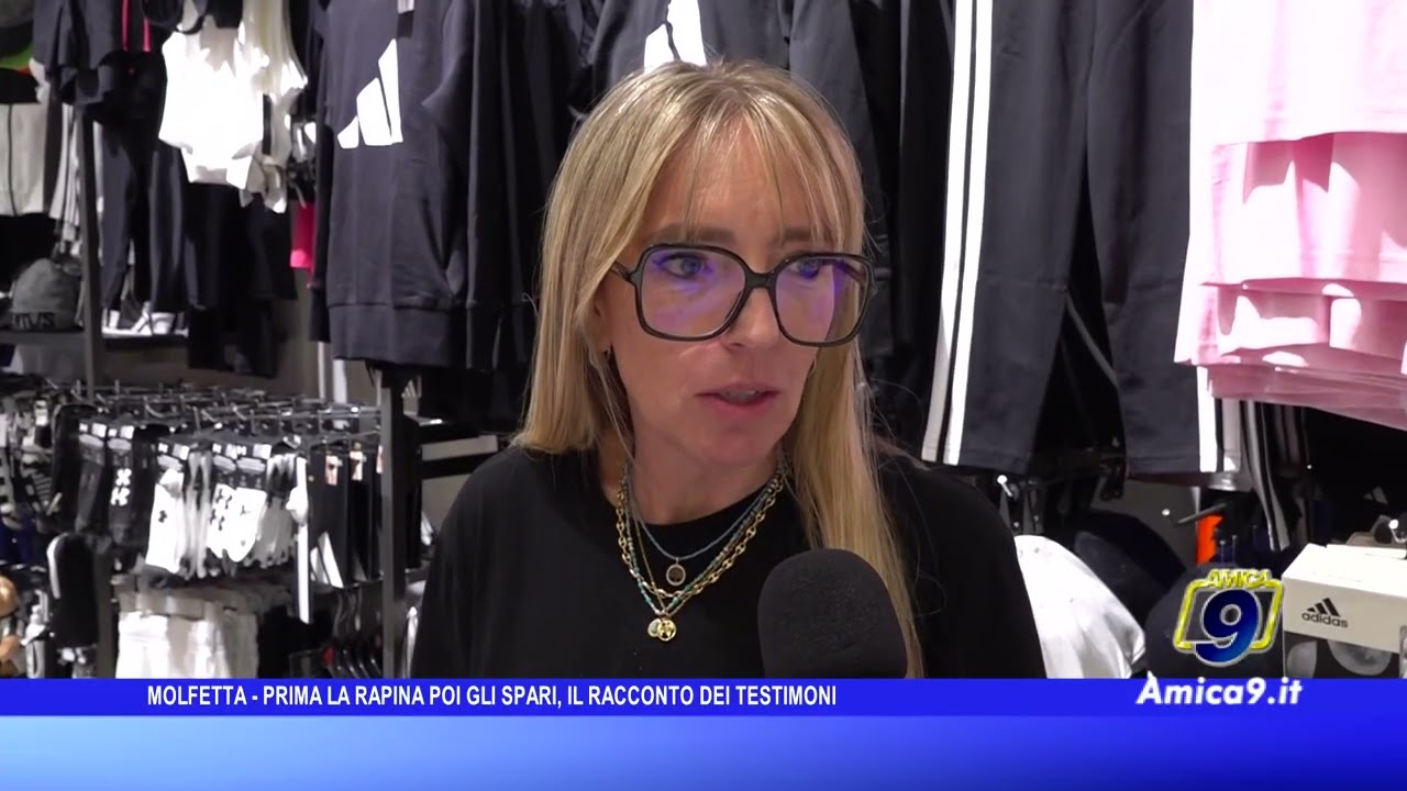 Molfetta - Prima la rapina poi gli spari: il racconto dei testimoni