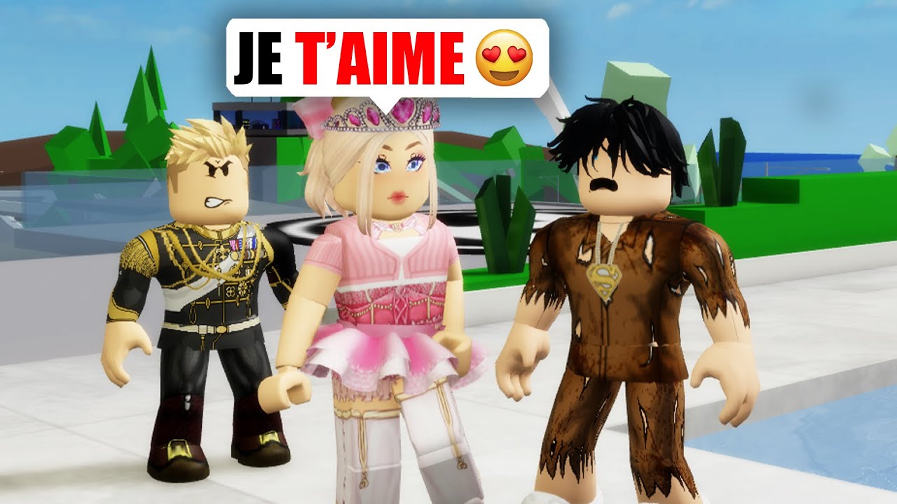 Un Amour IMPOSSIBLE Entre Un PAUVRE Et Une RICHE PRINCESSE Sur BROOKHAVEN ! ROBLOX