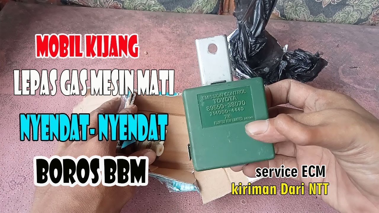 Mobil kijang Nyendat dan Susah Hidup ( service kembali modul Emission Control mobil kijang )