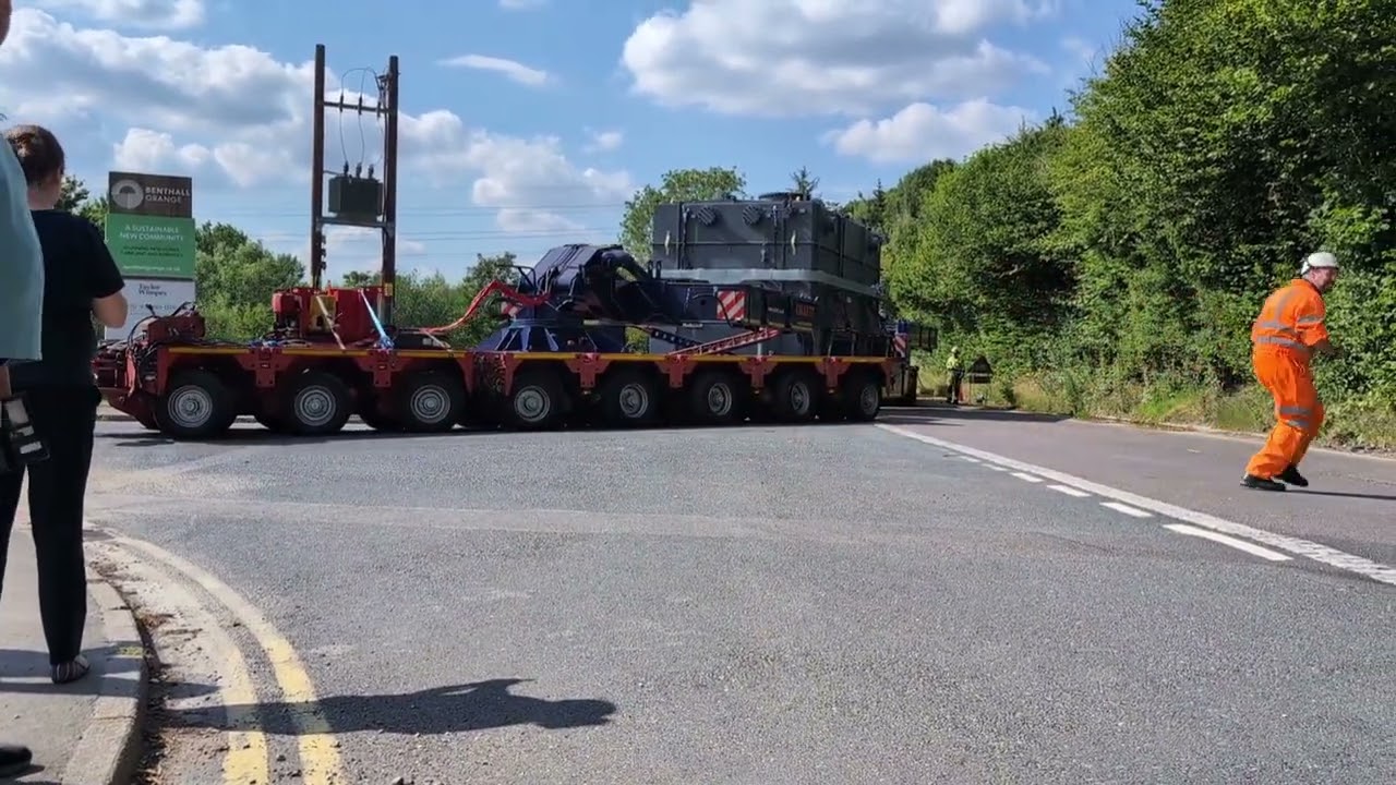 300 Ton Heavy Load Transformer Delivery to the old Ironbridge Power Station 