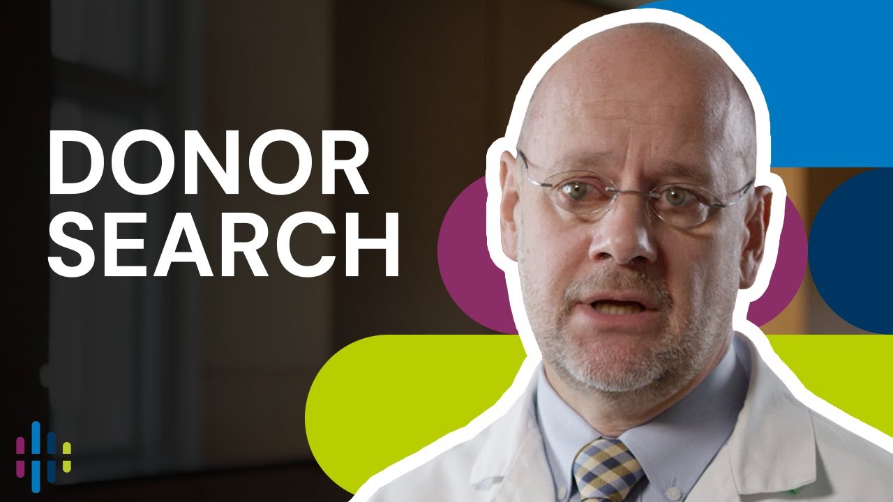 How does the donor search happen?
