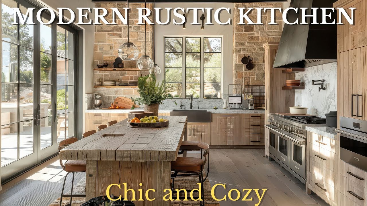 Transform Your Kitchen: Modern Rustic Decor Ideas