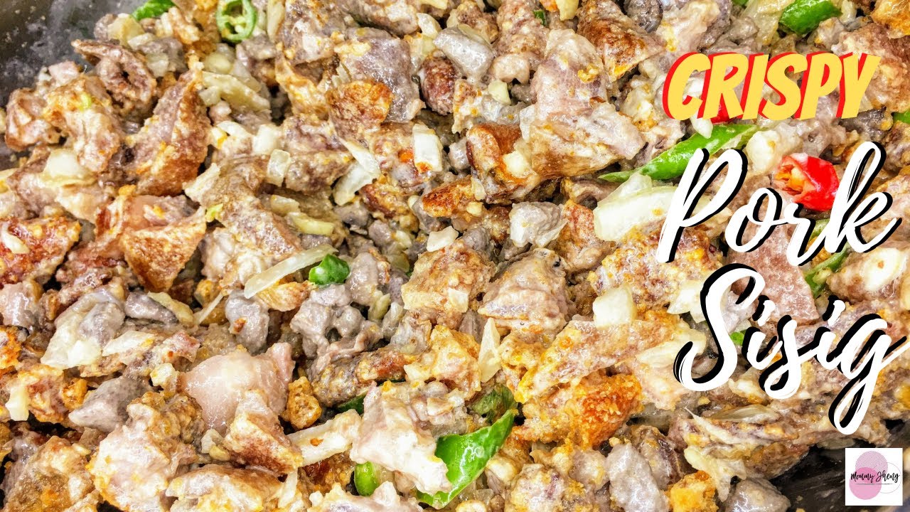 CRISPY PORK SISIG | How to make Crispy Pork Sisig | Pulutan Recipe | Filipino Pork Recipe