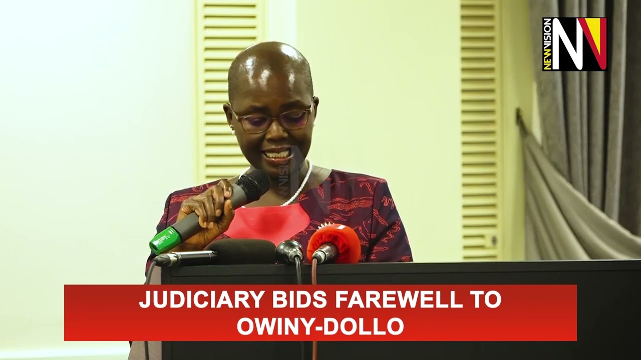 Judiciary bids farewell to Owiny Dollo