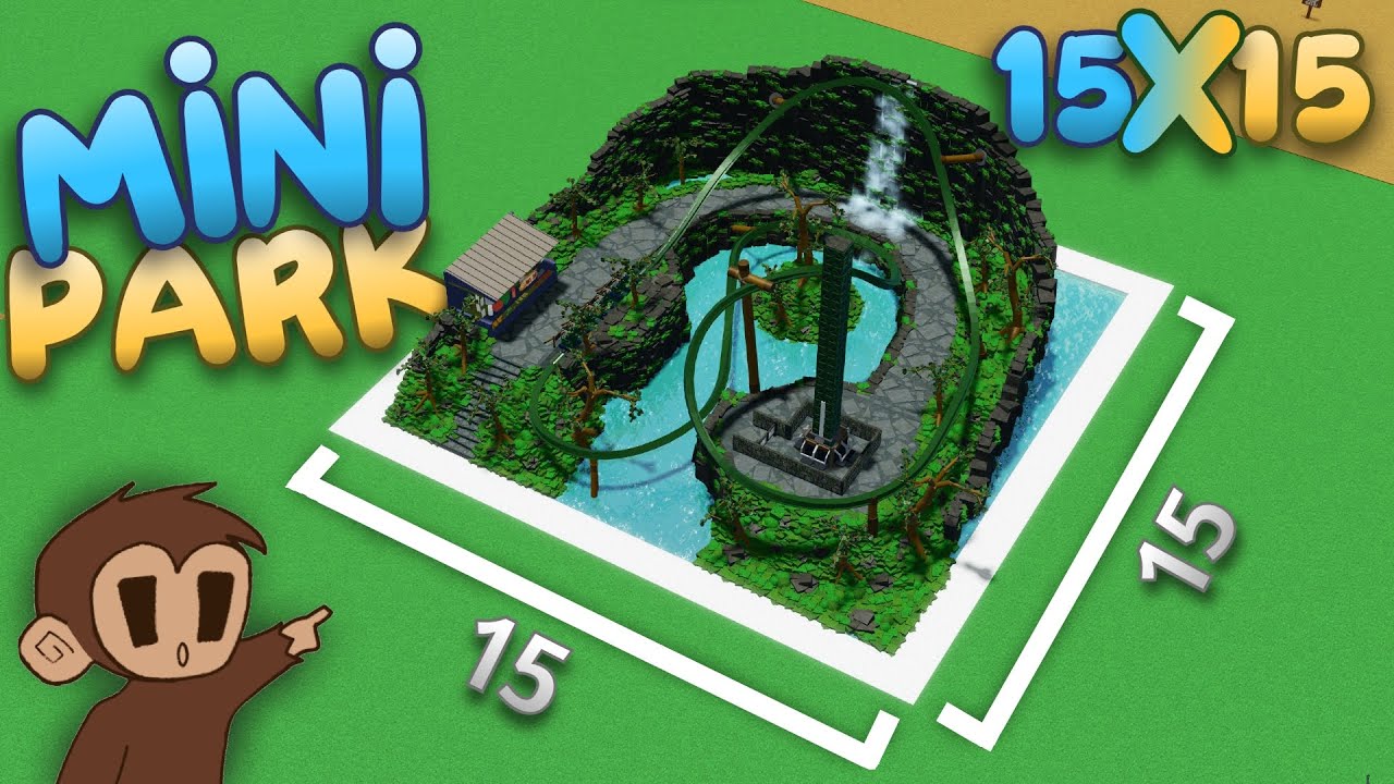 Building An ENTIRE PARK In A 15X15 AREA | Theme Park Tycoon 2