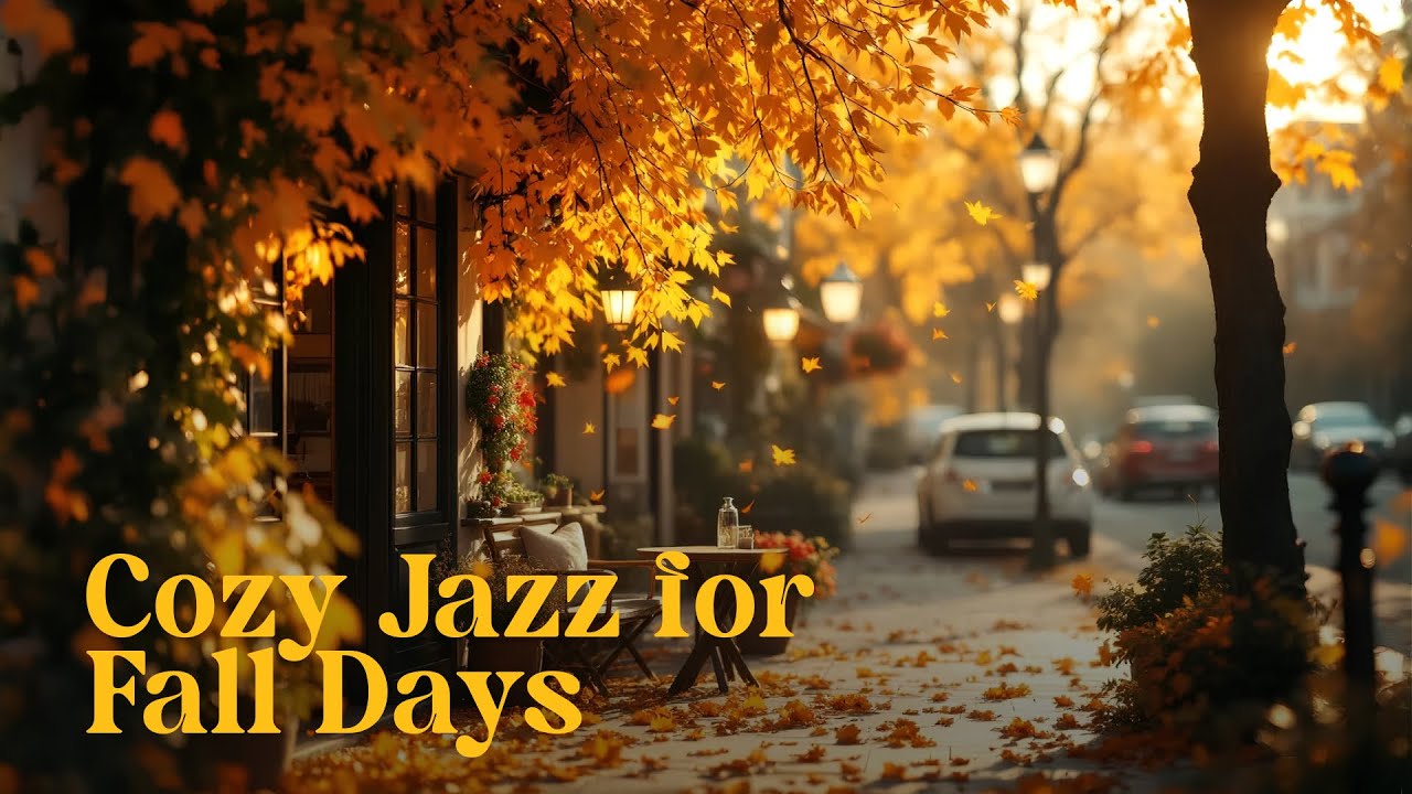 Autumn Coffee Shop Jazz ☕🍂 | Relaxing Saxophone & Piano Jazz Music for Cozy Days