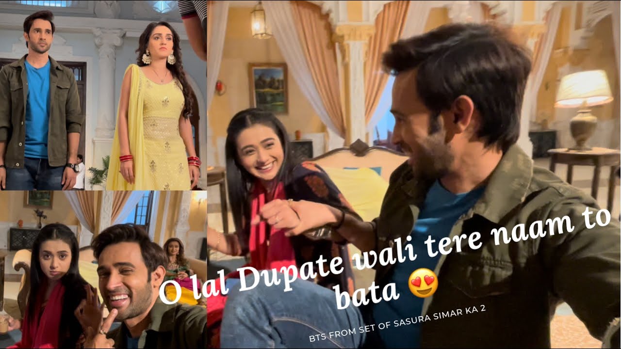 Behind the scenes fun from the set of Sasural simar ka 2 - #sasuralsimarka2 #karansharma #bts #simar