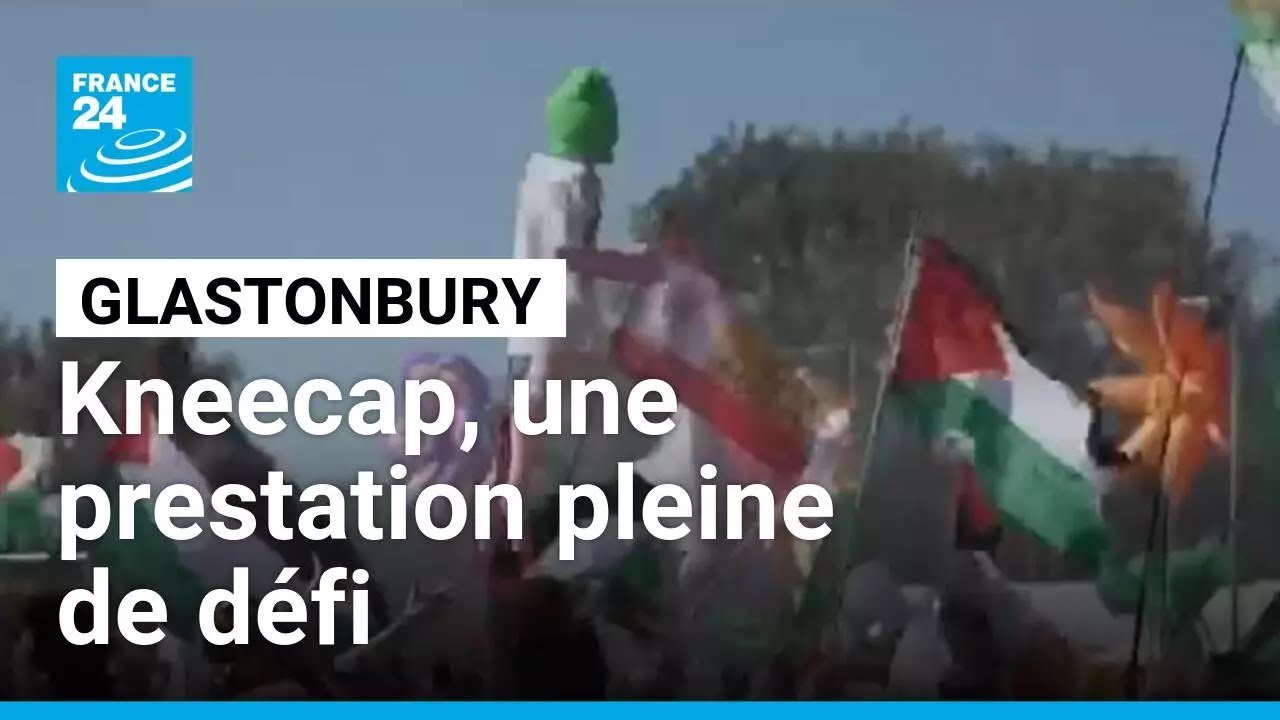 Glastonbury : une prestation pleine de défi des rappeurs de Kneecap • FRANCE 24