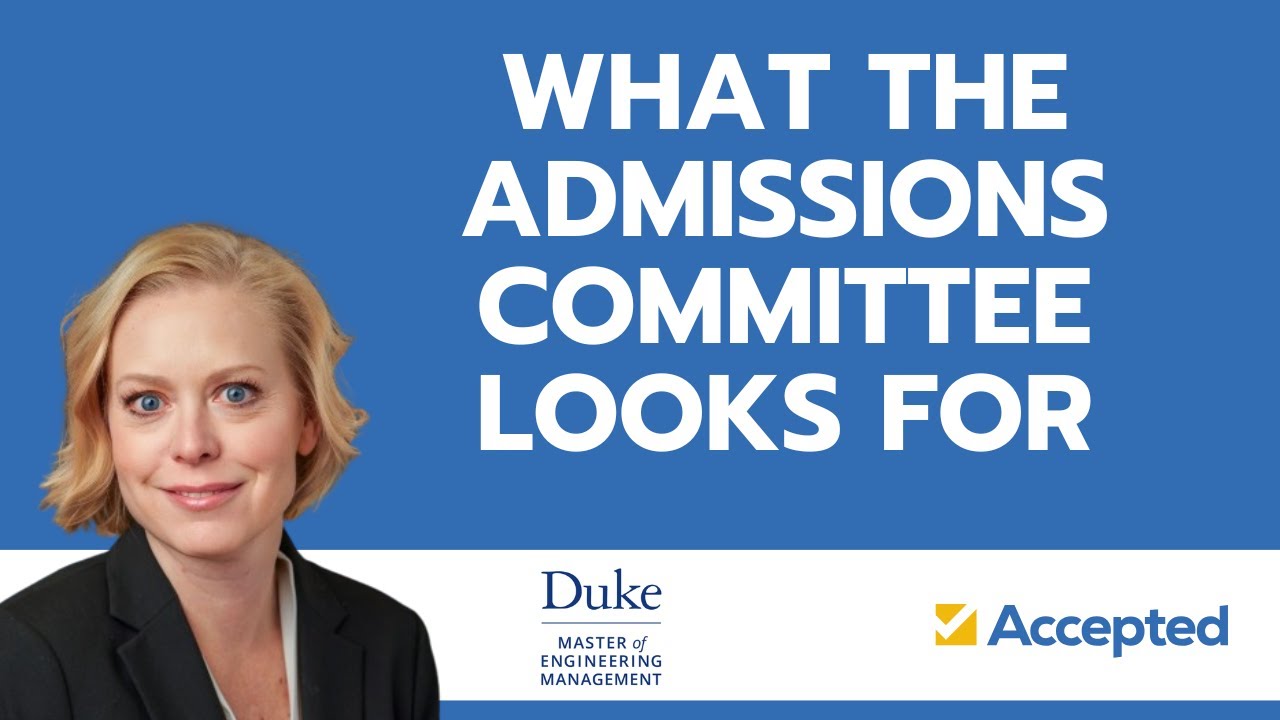 What is the Duke MEM Program Looking for in Applicants?