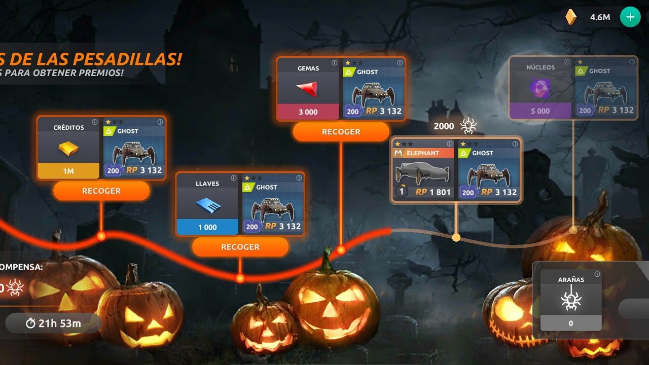 Evento Halloween - Probando código Pasado - obteniendo Arañas 🤣🤣 - Steel Rage