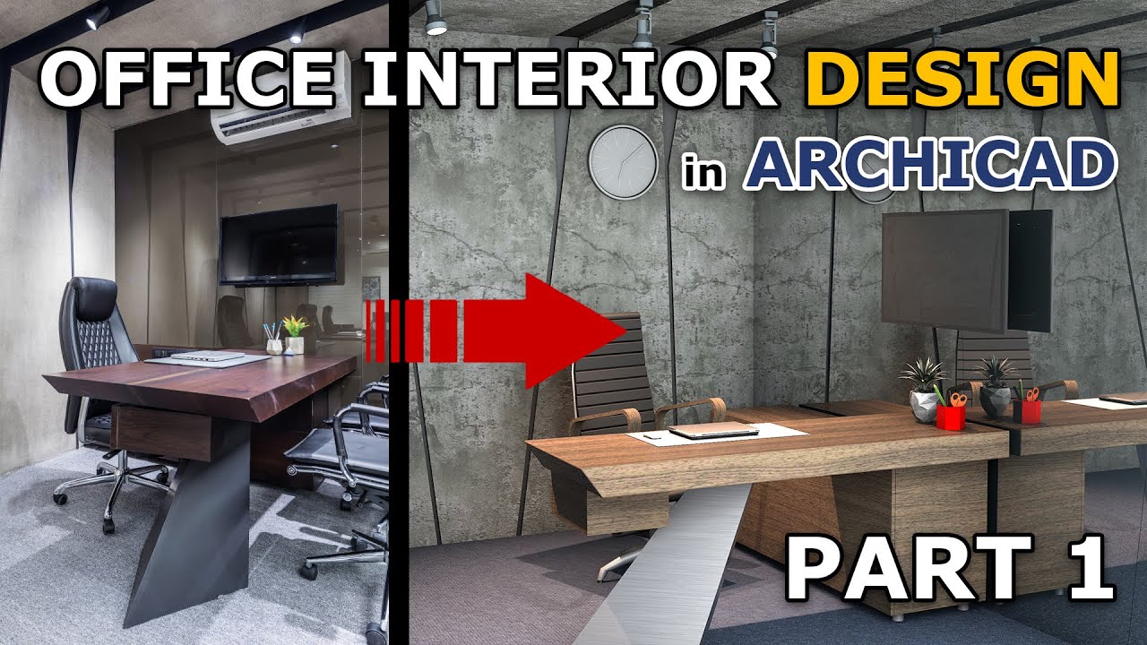 Office Interior Design in Archicad - Tutorial Part 1