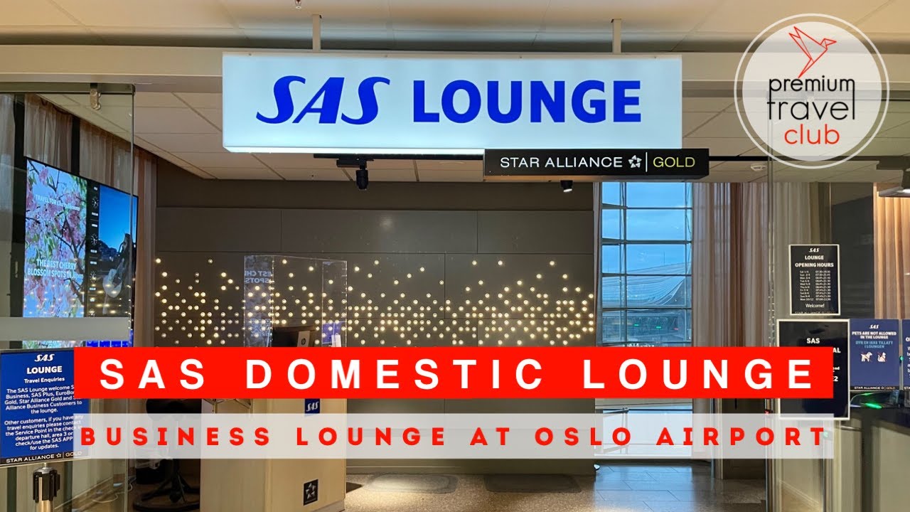 SAS Domestic Lounge at Oslo Gardermoen Airport