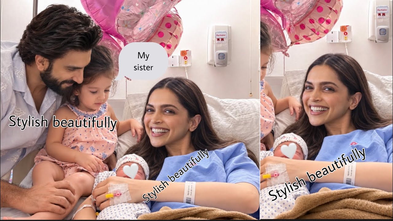 Deepika Padukone daughter Dua Padukone first meeting with baby sister at hospital with Papa Ranveer