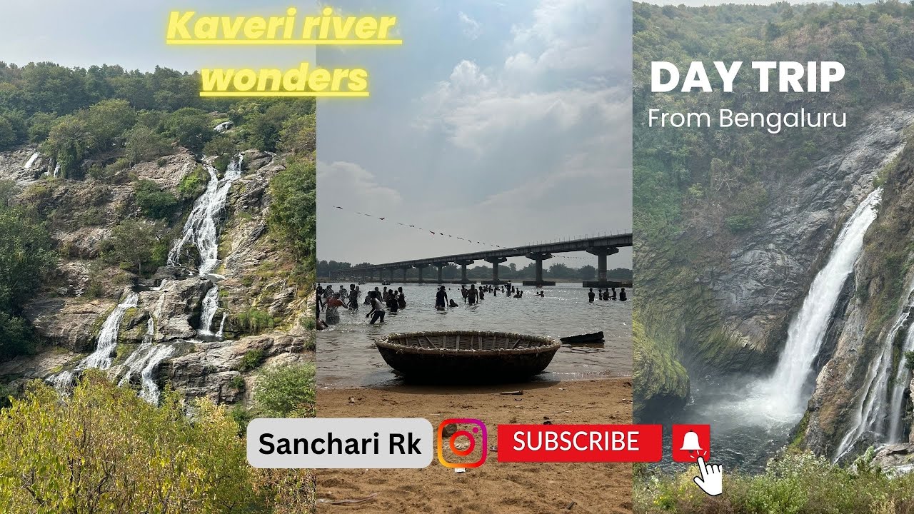 Bengaluru Weekend getaway | Kaveri Jaladhama wonders | Mysore garden #karnataka #waterfall #travel
