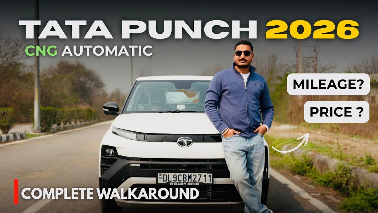 New Tata Punch CNG AMT Adventure 2026 Walkaround | Best Variant to Buy?