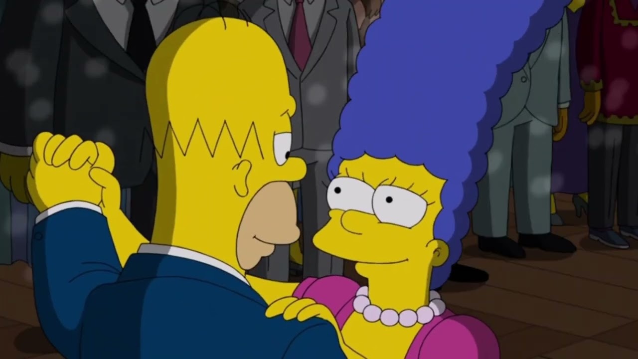 Homer and Marge 