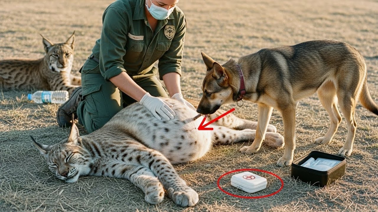 She Found the Bobcat Collapsed in Labor — What the Rescue Dog Saw Changed Everything