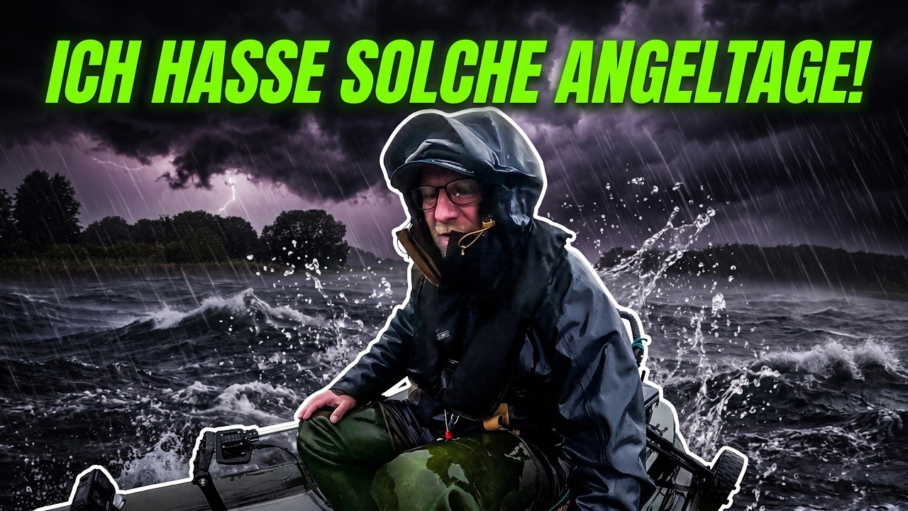 🔴 24h KAJAK-H&Ouml;LLE: Wenn der Plan auf Wels komplett scheitert! 🌧️🎣