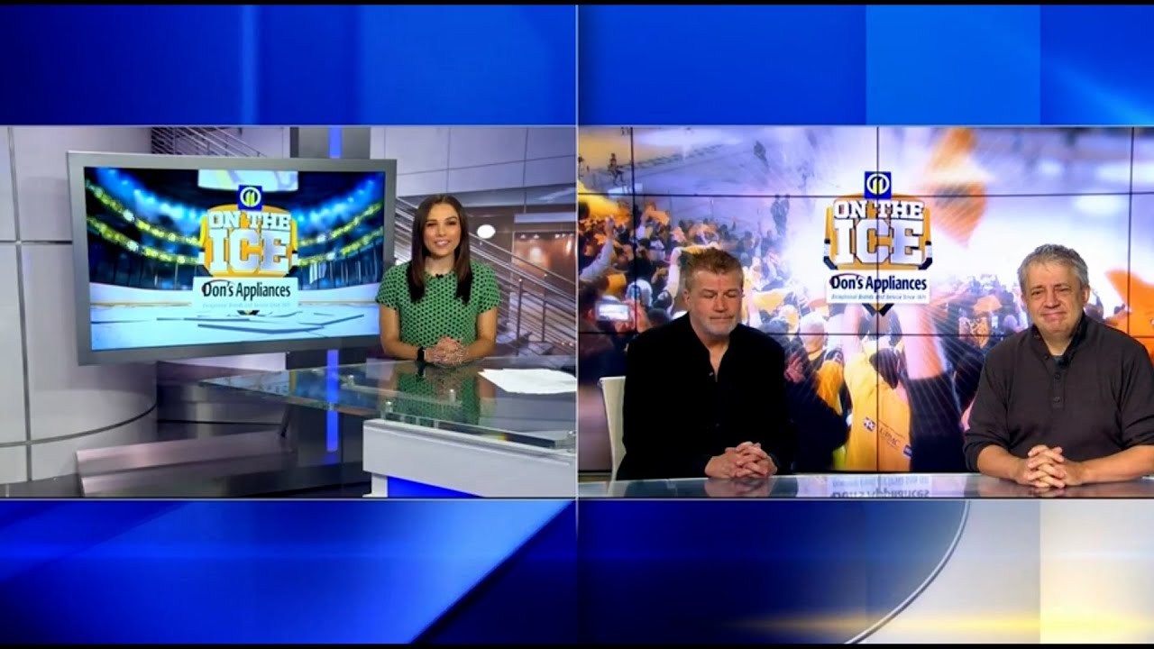 Dejan Kovacevic, Phil Bourque, Jenna Harner on the 'Overtime' edition of WPXI-TV's '11 On The Ice'