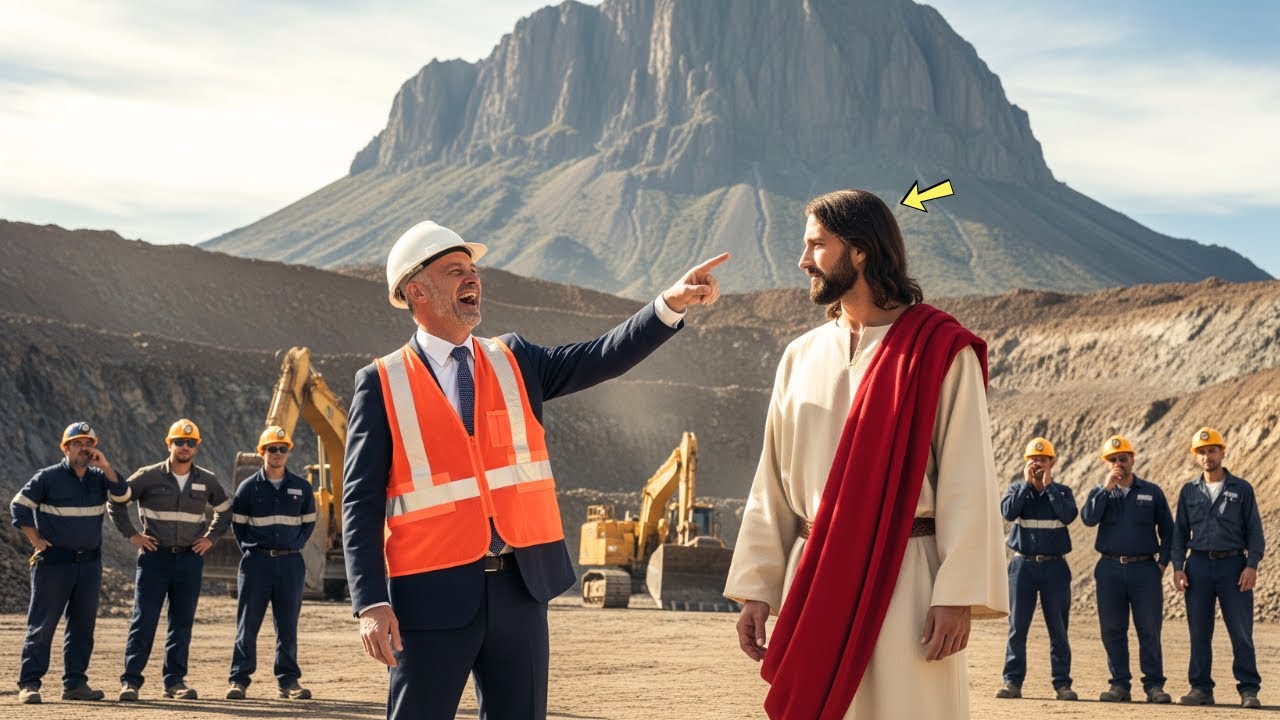 “Mueve esa montaña ahora si eres tan poderoso.” el millonario se rió, pero Jesús mostró su poder…