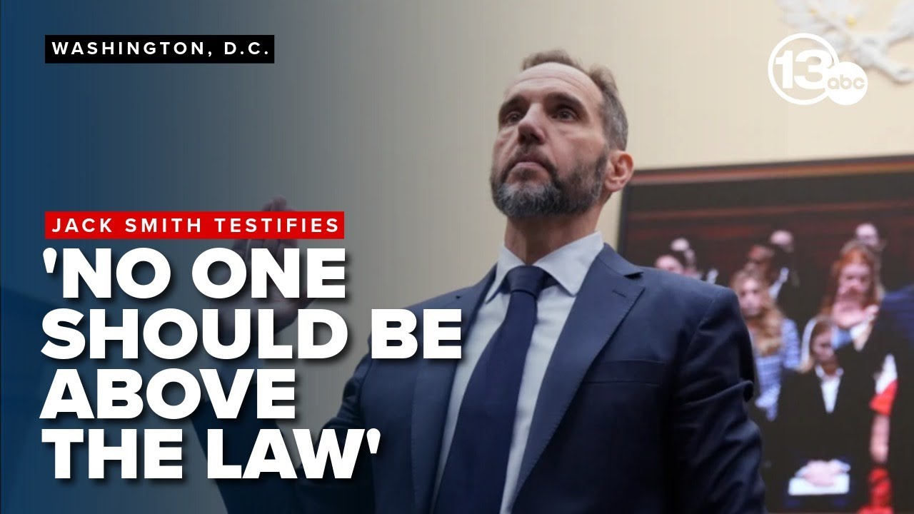 RAW: Jack Smith defends Trump investigations in first public hearing in Congress