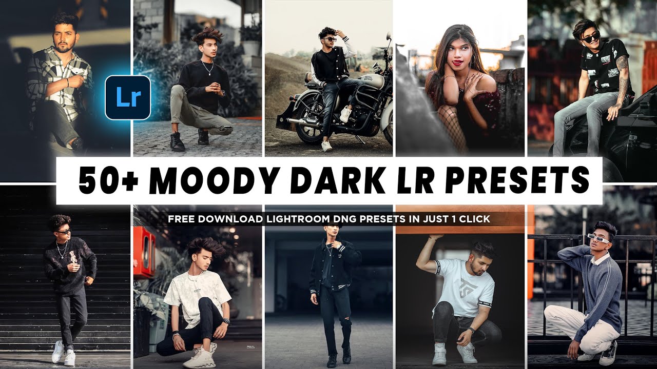 50+ лучших профессиональных пресетов Moody Dark для Lightroom | Лучшие пресеты Lightroom 2026 год...
