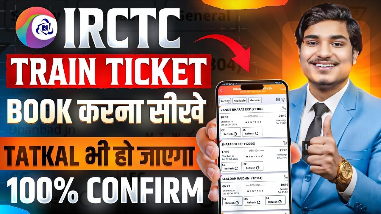 IRCTC Se Ticket Kaise Book Kare | How To Book Train Tickets Online In India | Train Ticket Booking