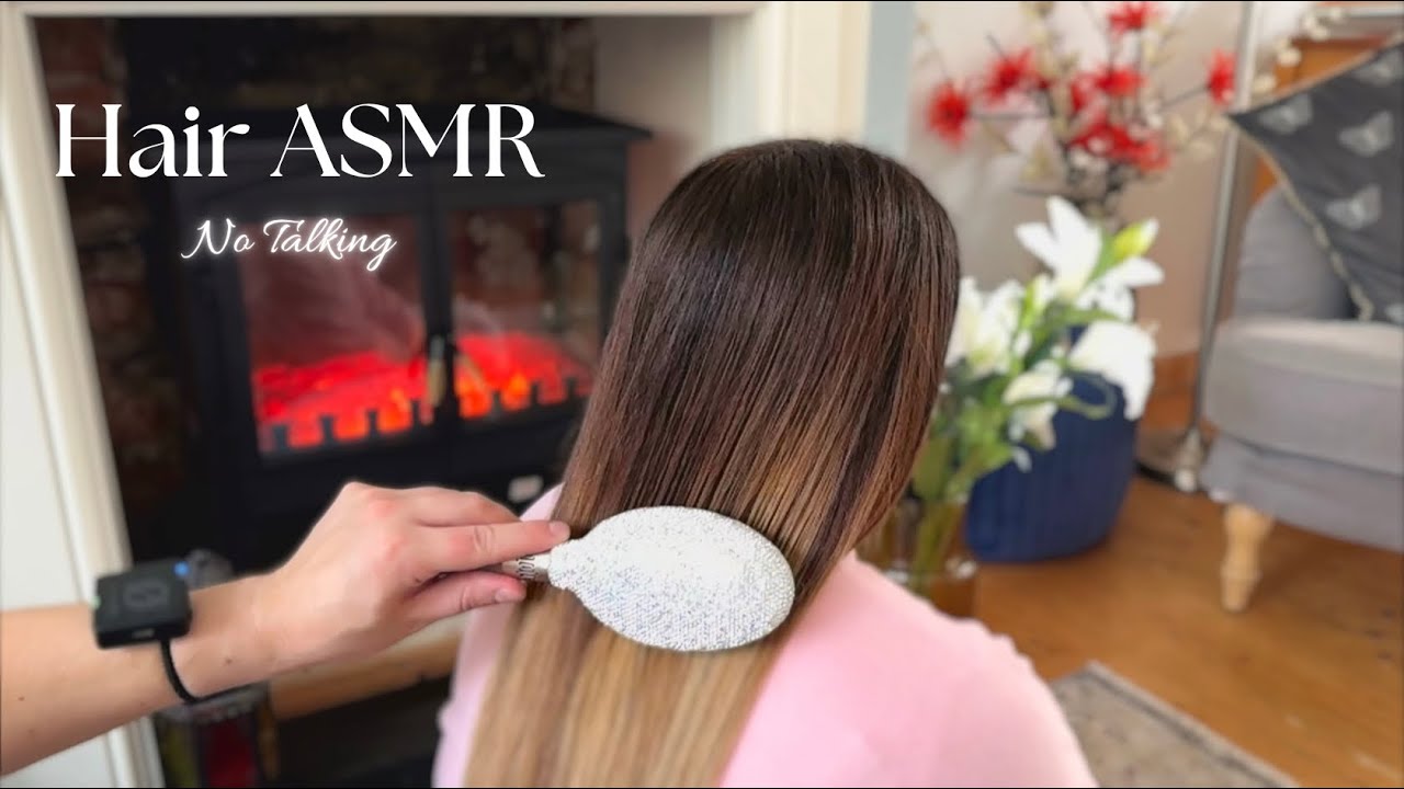 ASMR Real Person Hair Brushing, Hair Play & Jade Comb | Relaxing Hair Triggers & Sounds For Tingles