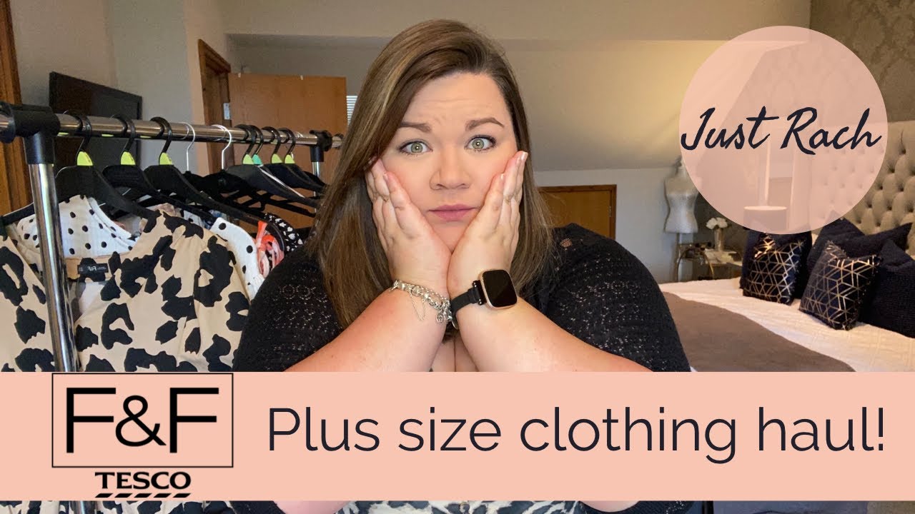 TESCO F&F Clothing Haul – Are Supermarkets fashionable? – Plus Size Fashion August 2021 |Just Rach ♡