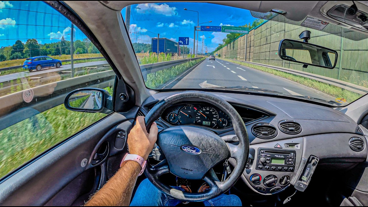 2004 Ford Focus Mk1 | 1.8 TDDi 90 HP | POV Test Drive #2859 | Joe Black