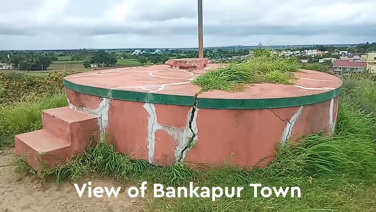 Distant View of Bankapur Covered From Ruined Fort | Peacock Sanctuary, Historic Nagareshwara Temple