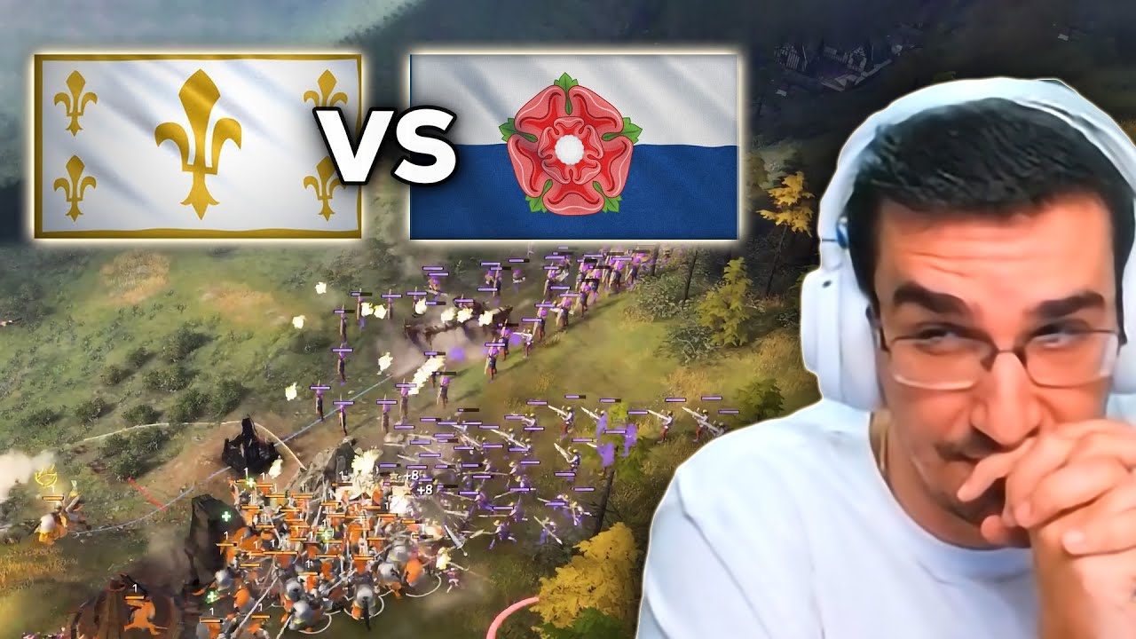 Beasty (Jeanne d'Arc) vs Demu (House of Lancaster) Pro 1v1 in AOE4