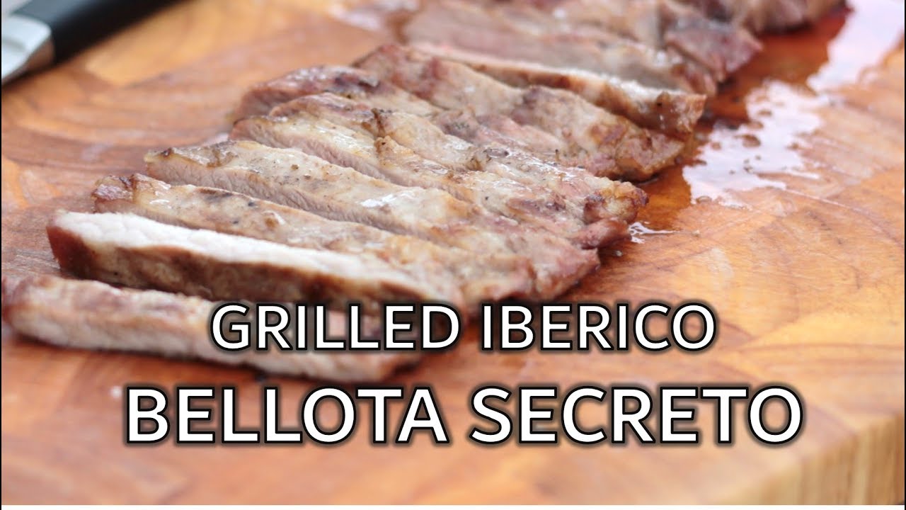 Grilled Iberico Bellota Secreto with Big Swede BBQ