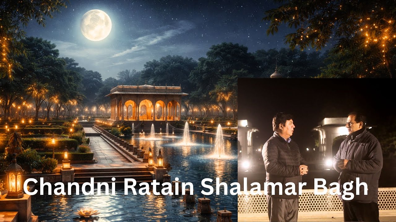 Moonlit Shalamar Gardens | A Walk Through Mughal History Shalamar Bagh Lahore