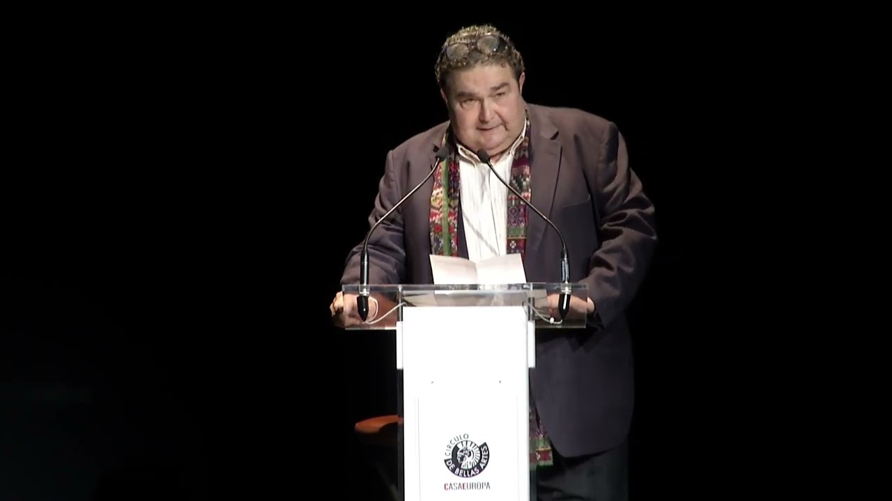 Manuel Rodríguez Rivero en el homenaje a Javier Marías
