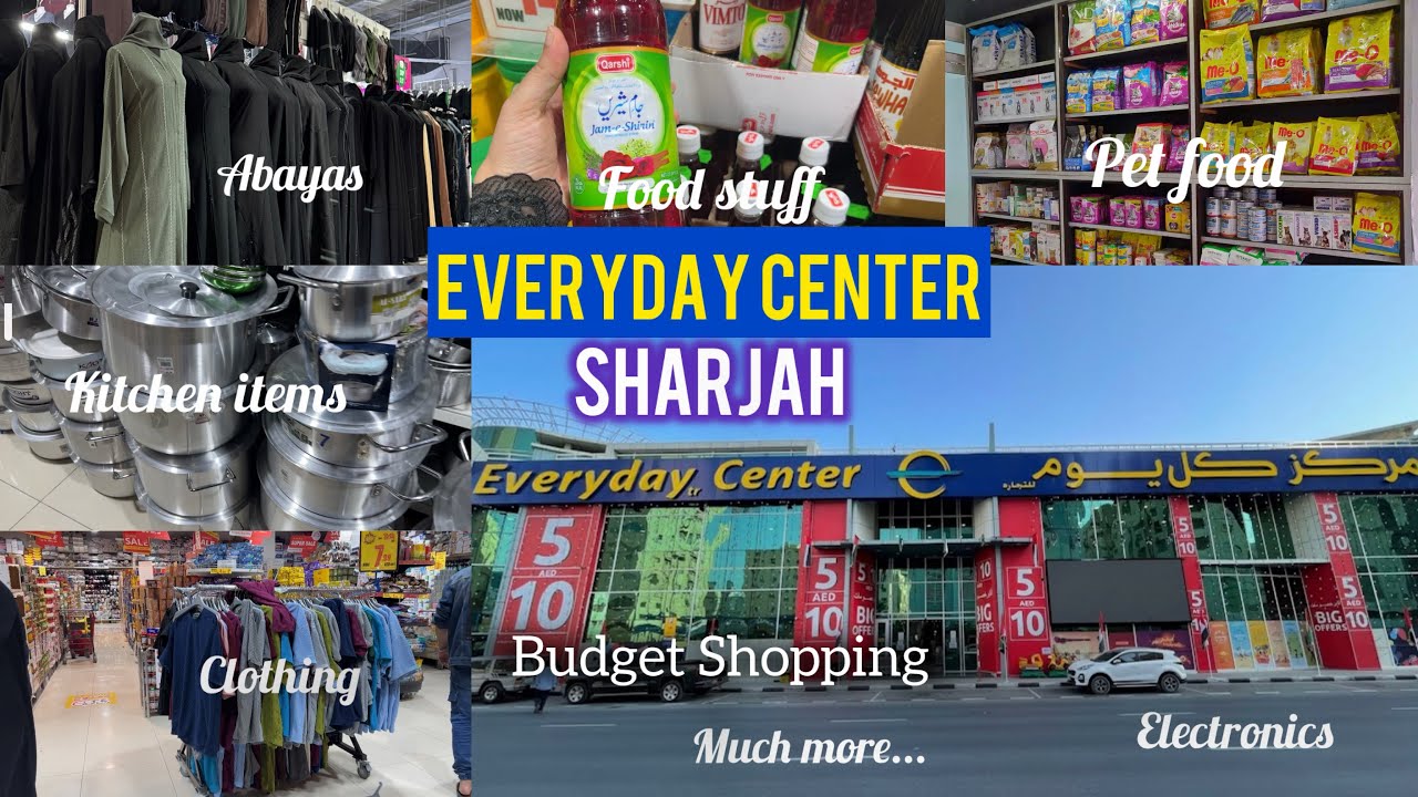 Cheapest market in Sharjah | Everyday Center| budget shopping